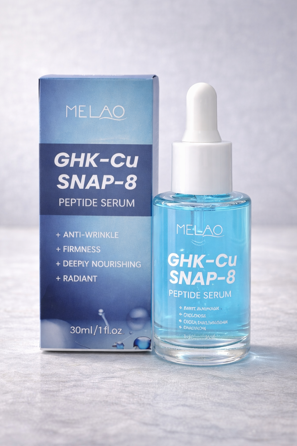 Blue Copper Peptide Essence Moisturizing Essential Oil GHK-Cu SNAP-8 Peptide Face Serum Firmness Nourishing Peptide Essence