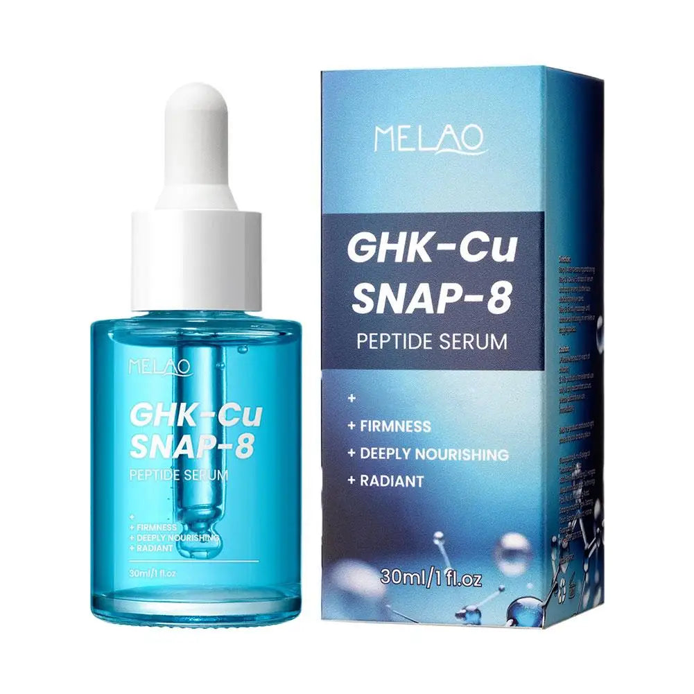 Blue Copper Peptide Essence Moisturizing Essential Oil GHK-Cu SNAP-8 Peptide Face Serum Firmness Nourishing Peptide Essence