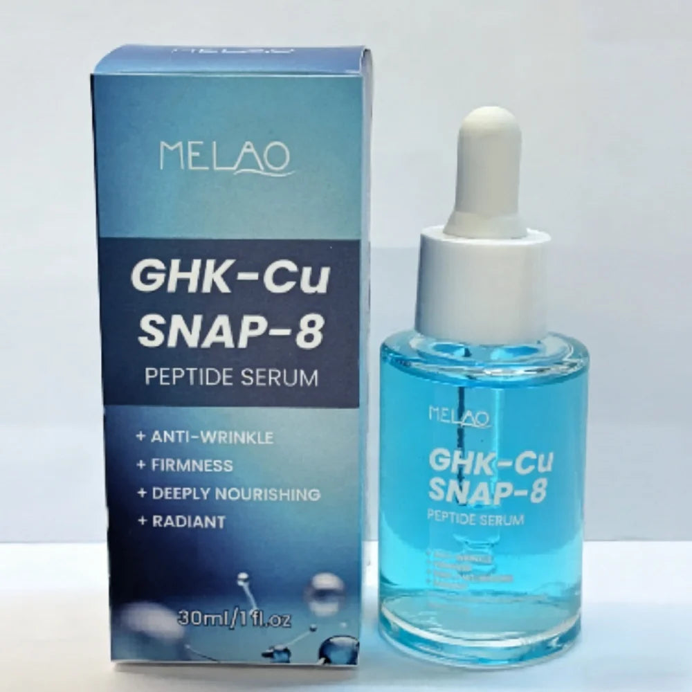Blue Copper Peptide Essence Moisturizing Essential Oil GHK-Cu SNAP-8 Peptide Face Serum Firmness Nourishing Peptide Essence